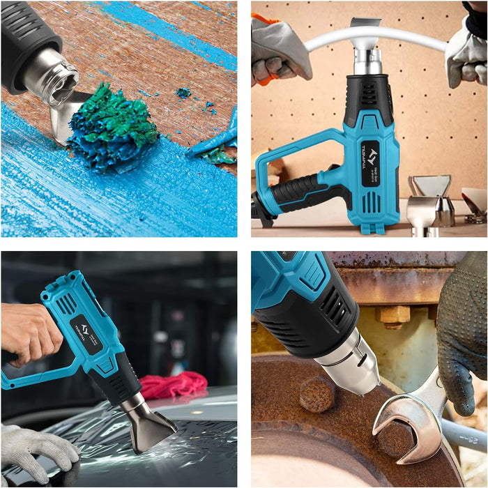 Tilswall 2000W Heat Gun with 2 Temperature Levels (440°C / 600°C)