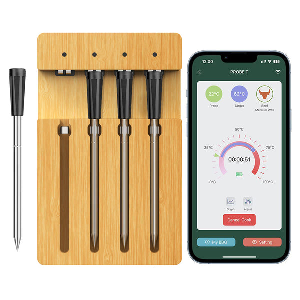 L'Chaim Meats Smart Meat Thermometer with Bluetooth