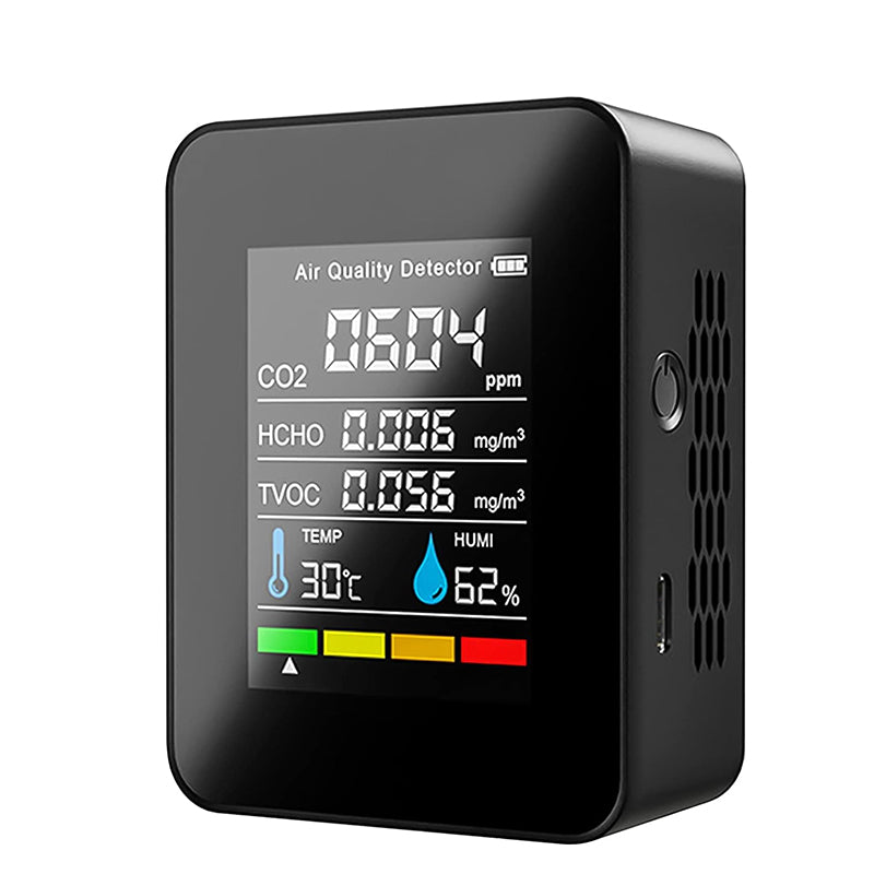 Tilswall Air Quality Monitor, Real-time 5-in-1 Indoor