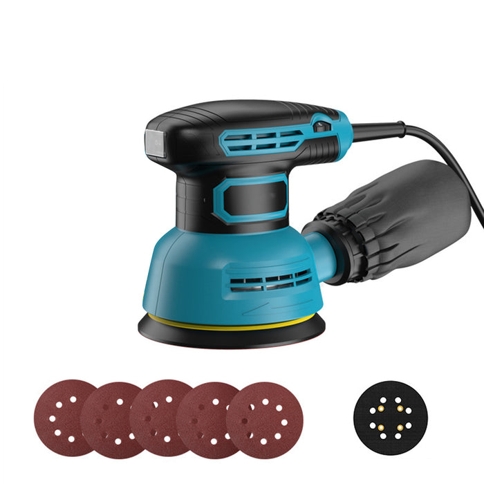 Tilswall Electric Sander, 300W Power Sander with 6 Variable Speeds& 5pcs Sanding sheets