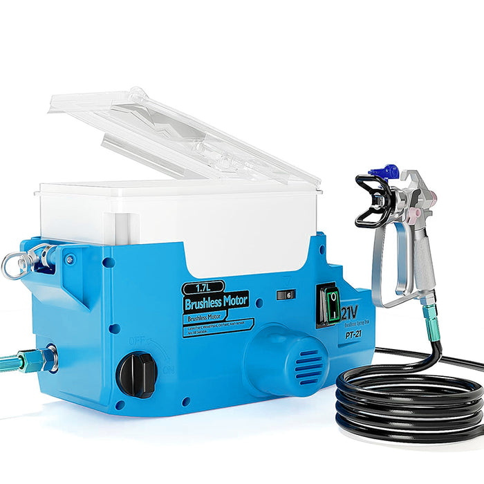 Tilswall HVLP Paint Sprayer, 500W Paint Sprayer with Max PSI 3000 Brushless Motor