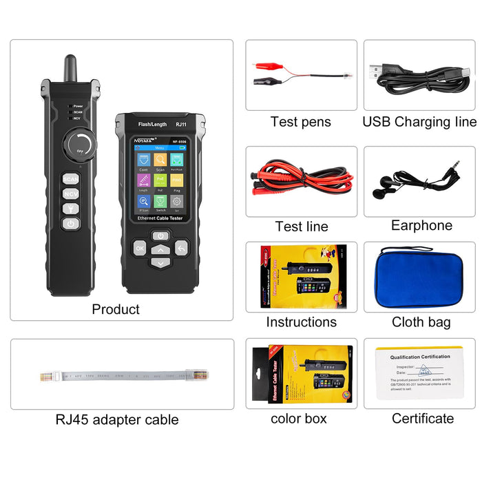 Tilswall Network Cable Tester with IP Scanner