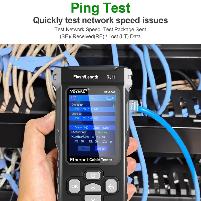 Tilswall Network Cable Tester with IP Scanner